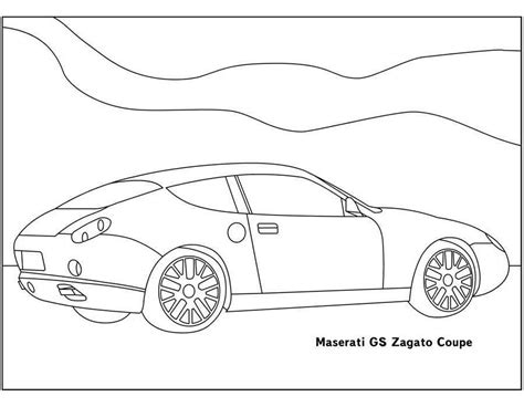 Maserati Coloring Pages To Print And Color
