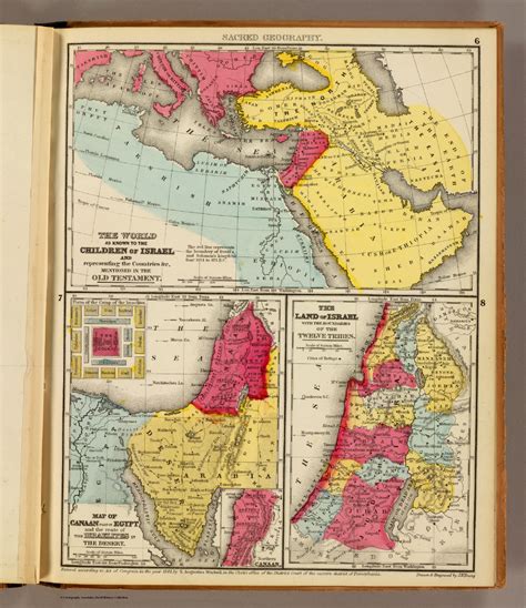 World Old Testament David Rumsey Historical Map Collection
