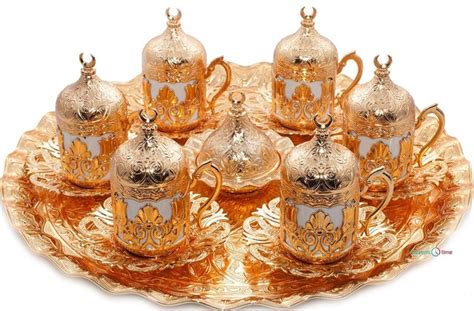 Ottoman Turkish Greek Arabic Coffee Espreso Serving Cup Saucer Arabic