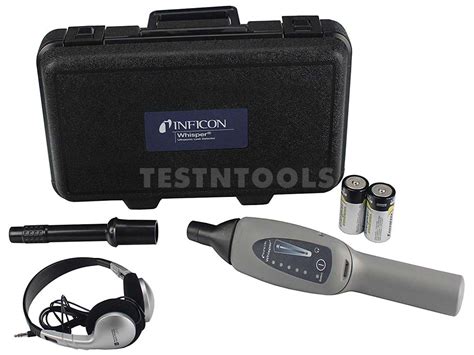 This is accomplished through the use of sophisticated electronic circuitry. HVAC :: Inficon Whisper Ultrasonic Leak Detector 711-202-G11