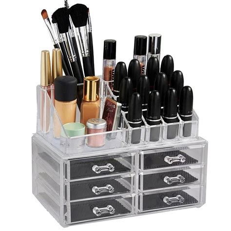 Cosmetics And Makeup Organizer With 4 Drawers And 16 Compartments Buy
