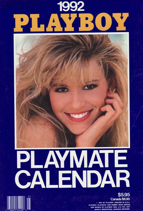 Playboy Playmate Wall Calendar 1992 Magazine Playmate Wall Calen
