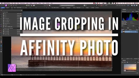 How To Crop And Straighten An Image Using Affinity Photo Youtube
