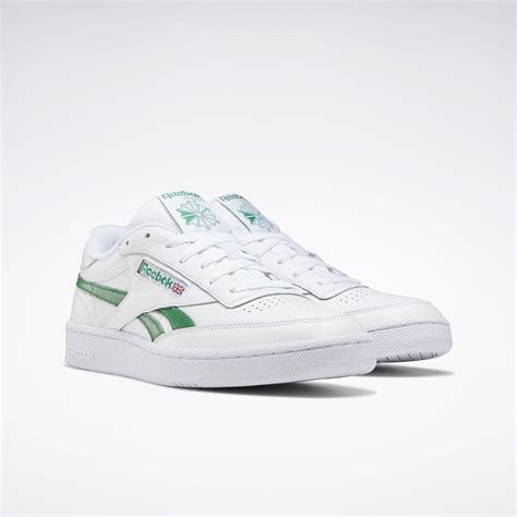 Club C Revenge Shoes In White White Glen Green Reebok Official Uk