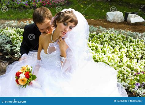 Happy Bride And Groom Royalty Free Stock Image Image 10789606