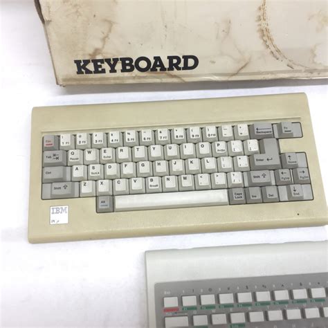 Vintage Ibm Pc Jr Keyboard Lot Of 2 Milton Wares
