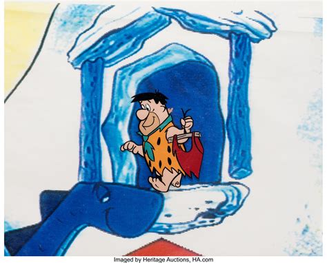 The Flintstones Fred Flintstone Rare Original Production Cel From Lot 17136 Heritage Auctions
