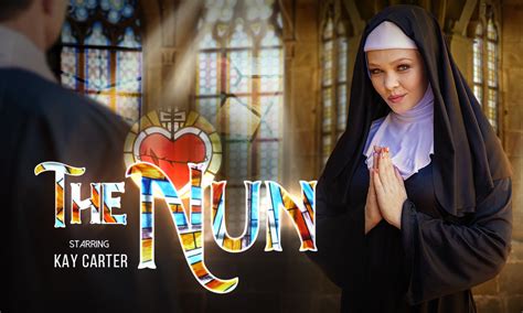 kay carter is a nun who will be tempted by your huge cock in 360 vr video virtual reality