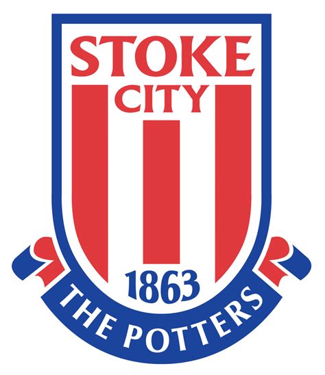 Logo of the england national football team. Stoke City Football club logo