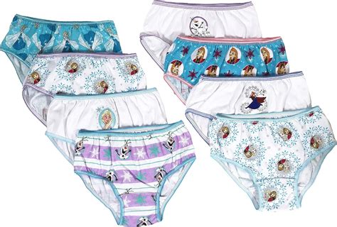 Disney Frozen Girls Panties Underwear 8 Pack Toddler