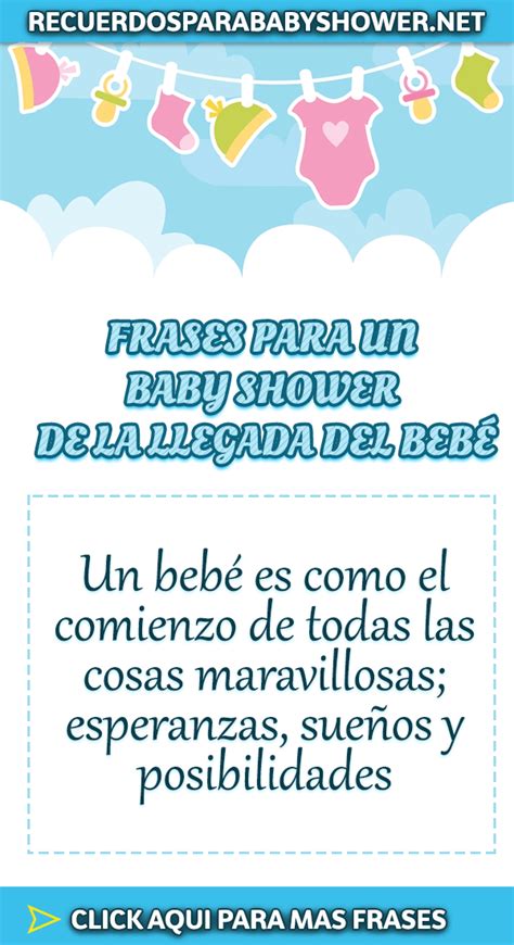 Las 20 Mejores Frases Para Baby Shower Con DiseÑo Frases De Baby