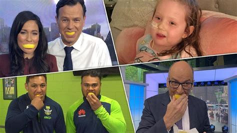 Channel 7 Stars And Raiders Accept Annabelles Lemon Face Challenge Nrl