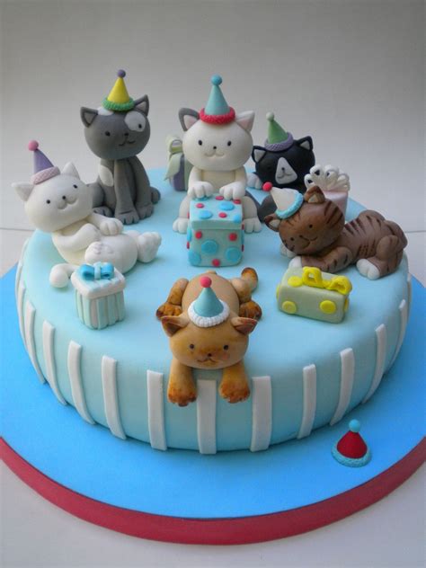 Torta Gatitos Birthday Cake For Cat Kitten Cake Cake
