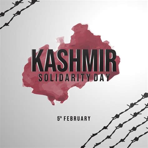 Kashmir Solidarity Day 5th February 17578839 Vector Art At Vecteezy