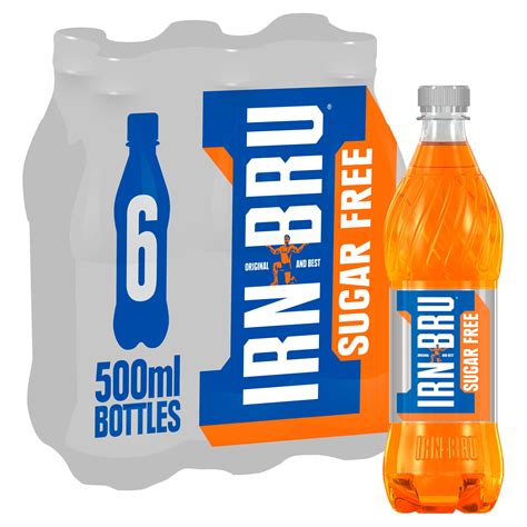 Irn Bru Sugar Free 6 X 500ml Bottles Multipacks Iceland Foods
