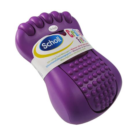 Scholl Crazy Feet Mini Vibrating Portable Purple Foot Massager Relaxer