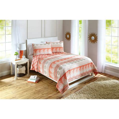 Better Homes And Gardens Paisley Stripe Quilt