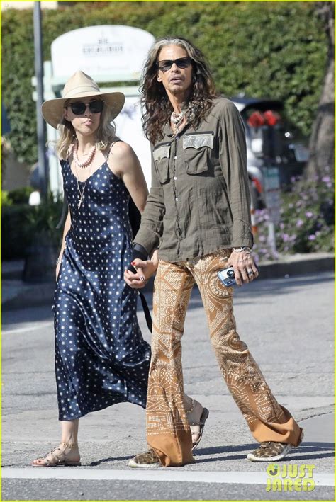 Steven Tyler And Girlfriend Aimee Preston Hold Hands During Weho Outing