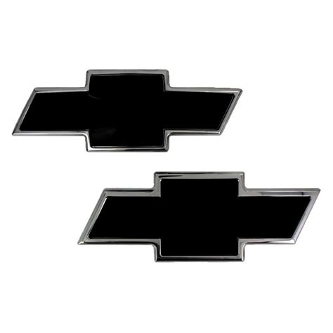 Ami® 96106kc Chevy Bowtie Style Black Grille And Tailgate Emblems