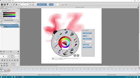 Krita 417 How To Smudge Colors In Kritacreate Realistic Blender