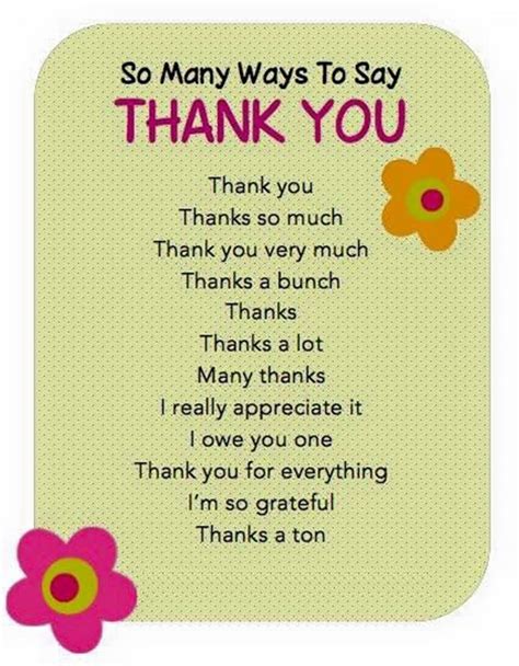 100 Delightful Ways To Say Thank You In English Eslbuzz