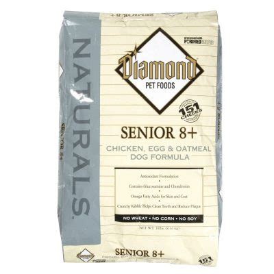 This is a soft food, suitable for senior dogs with worn teeth. Diamond Naturals Senior 8+ 35 lb. Dry Dog Food 952711