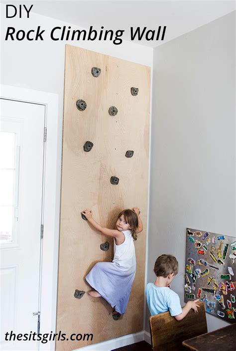 Diy Rock Climbing Wall Playroom Idea Build A Climbing Wall