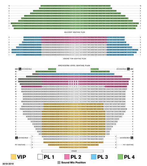 Comerica Theater Seating Chart With Seat Numbers Awesome Home