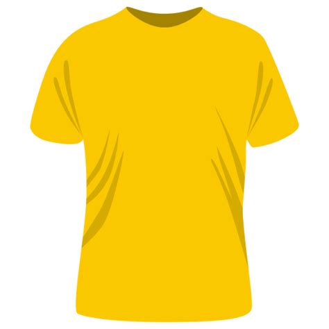 Yellow T Shirt Template Public Domain Vectors