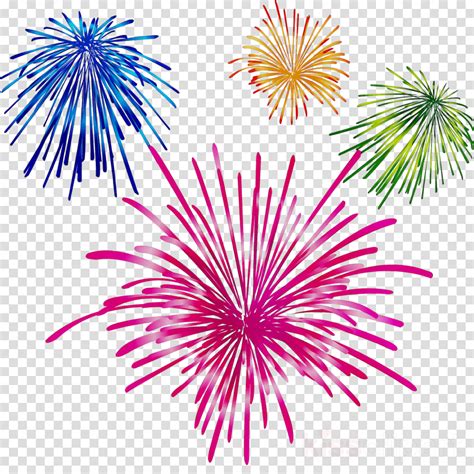 New Year Fireworks Clipart New Year S Eve Fireworks Background