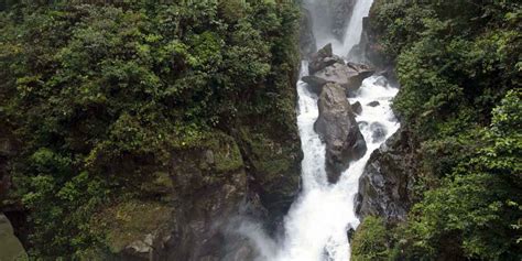 Cascada Pailon Del Diablo Ruta Baños Puyo Ecuador Planetandes