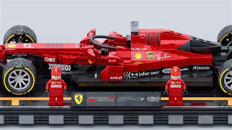 Lego Moc Ferrari F1 Concept Machine Sf 01 Youtube