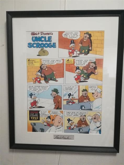 Carl Barks Matted Print With Signature Insert Coffee For Catawiki