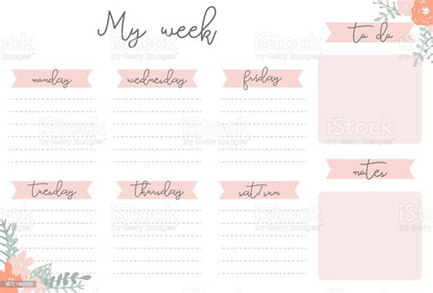 It is about 18 inches tall and grows in zones 4 to 9. Pink Weekly Planner With Flowers Stationery Organizer For ...