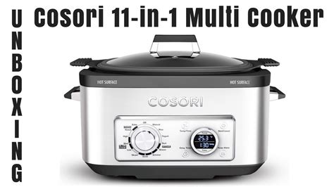 COSORI 6 Qt 11 In 1 Programmable Multi Cooker Unboxing And Review