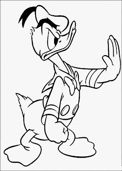 Donald Duck Coloring Pages Don