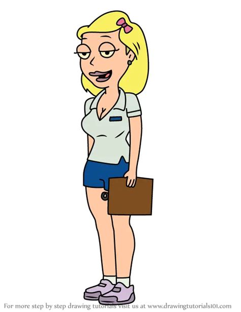 How To Draw Becky Arangino From American Dad American Dad Step By Step Drawingtutorials Com