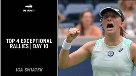 Top 4 Exceptional Rallies Day 10 Us Open Highlights And Features