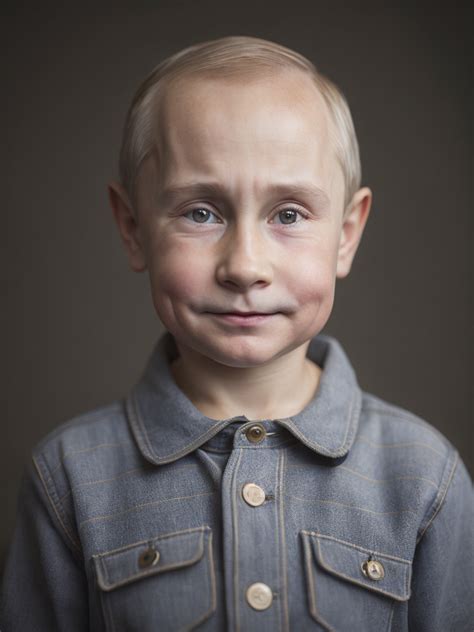 Lumenor Ai Image Generation Portrait Of Vladimir Putin As Kid Happy