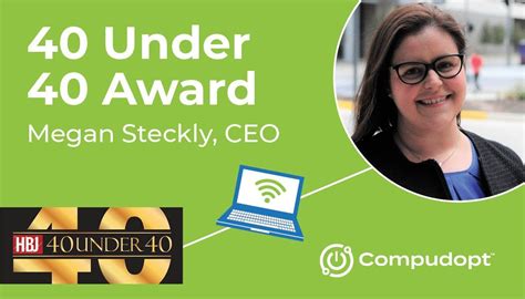 Compudopt Ceo Megan Steckly Receives Houston 40 Under 40 Award