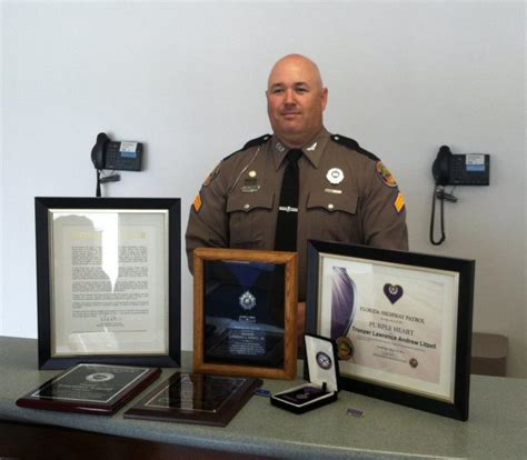 Trooper Receives Highest Awards Florida Department Of Highway Safety