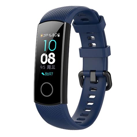 * the honor band 4 running has a water resistance rating of 50 meters under iso standard 22810:2010. Silikonowa opaska do Huawei Honor Band 4 / 5 - zamiennik ...