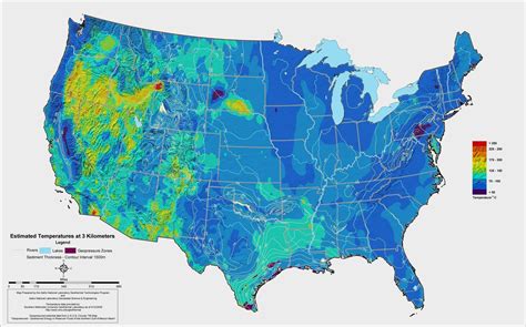 Geothermal Map Of The United States United States Map