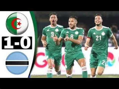 L'algérie reçoit le botswana dans le cadre de la 6ème et dernière journée de la phase de qualification pour la can 2021. Botswana 0-1 Algérie. On a assuré l'essentiel. الاهم النقاط الثلا - YouTube