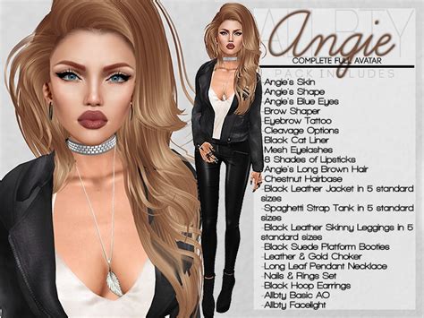 Second Life Marketplace Allbty Complete Avatars Angie