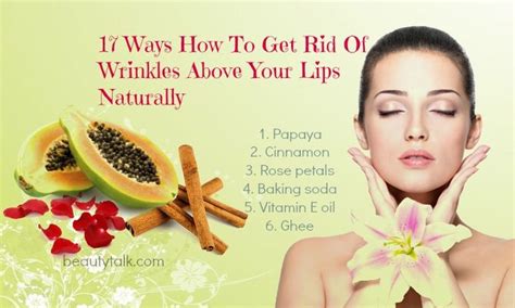 17 Ways How To Get Rid Of Wrinkles Above Your Lips Naturally Lip