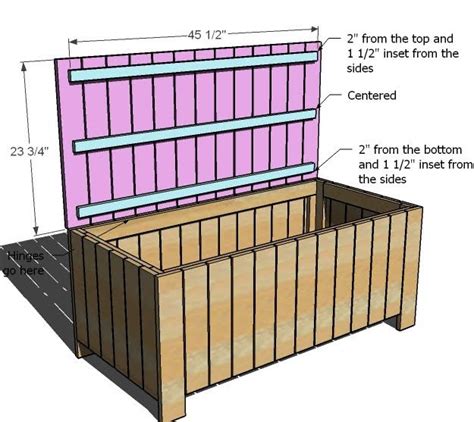 Outdoor Storage Box Plans Cedar Deck Box Plans Plans Diy Free