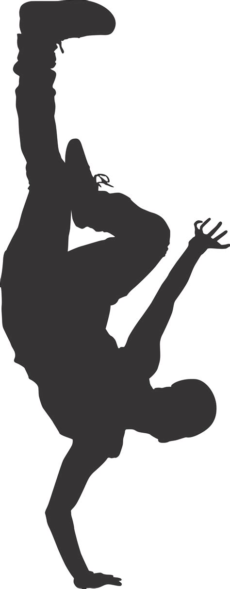 Silhouette Breakdancing B Boy Silhouette Png Download 473212120