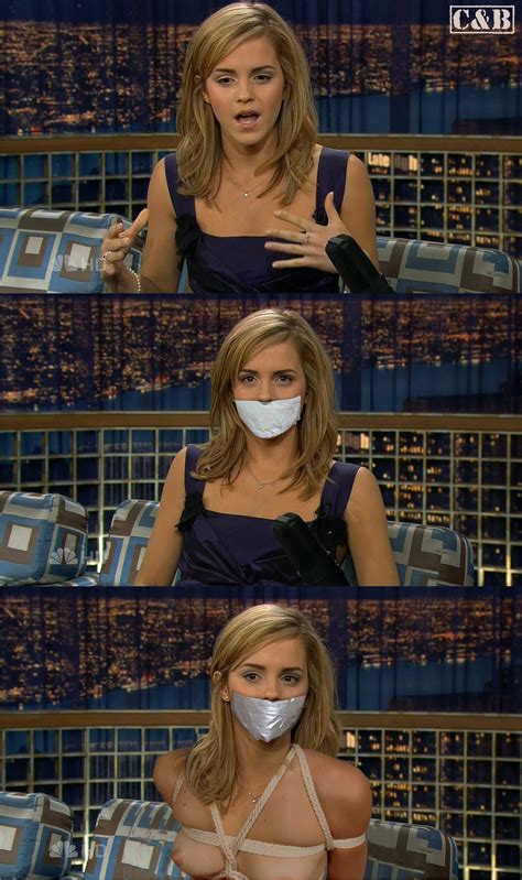 Post Celebsandbound Emma Watson Fakes Late Night Late Night