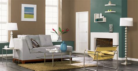 Use living room colors to bridge the gap between distinctive styles. Contemporary and Modern Living Room Ideas and Inspirational Paint Colors | Behr